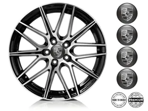 Porsche Calcomanías de Rueda Edición Pegatinas Resina Custom